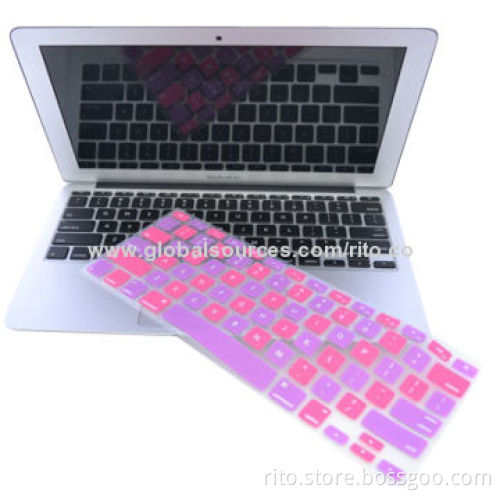 Bi-color Silicone Keyboard Protector for Macbook Air 13", Pro 13" Retina, Pro 15" Retina